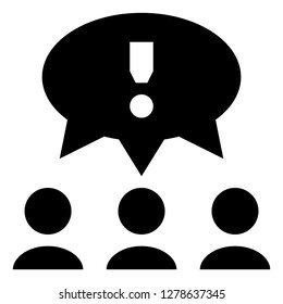 Crowd Consensus Vector Icon
