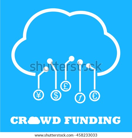 Crowd Funding concept vector illustration 
