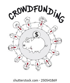 Crowd funding. I have a new business project. Crowd funding is a solution :  it's the funding a project or venture by raising many small amounts of money from a large number of people via internet.