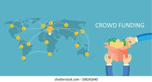 crowd funding illustration