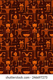 crowd of humanoids