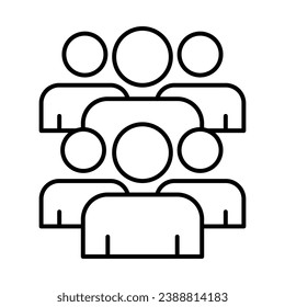 Crowd Icon Design For Personal And Commercial Use