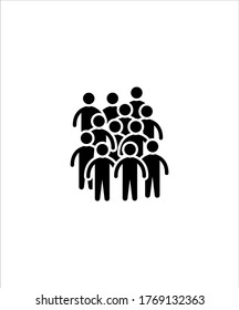 crowd icon,vector best flat icon.