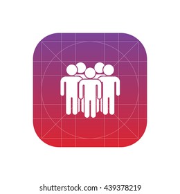 crowd people icon