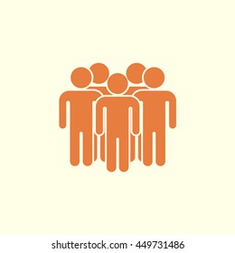 crowd people icon