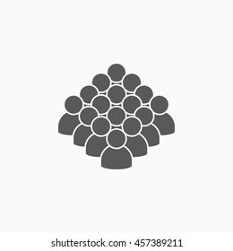 crowd of people icon