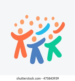 Crowd of people icon.