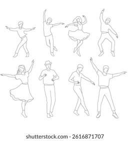 Crowd of people silhouette, cheerful fans people. Big event, concert or sport. Vector illustratio
