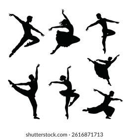 Crowd of people silhouette, cheerful fans people. Big event, concert or sport. Vector illustratio