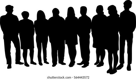 Elderly People Silhouette Stock Vectors, Images & Vector Art | Shutterstock