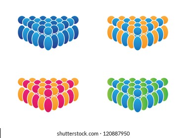 Crowd of People Vectors