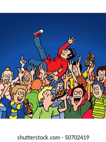 Crowd Surfing
