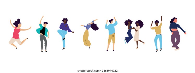 Run Group Running People Low Poly Stock Vector (Royalty Free ...