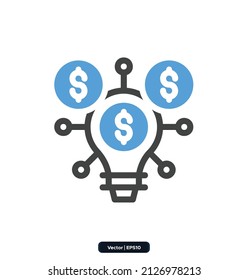 Crowdfounding icon. Digital marketing web icon for business and social media marketing, customer insight, and advertising. Minimal set of marketing, SEO icons.