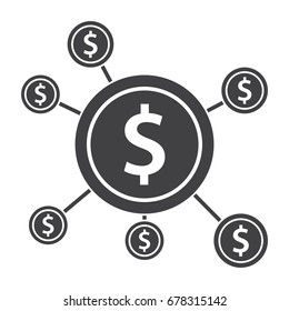 Crowdfunding concept, funding project by raising monetary contributions from crowd of people