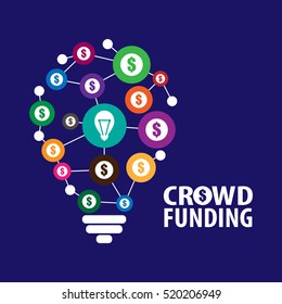 Crowdfunding concept vector illustration
