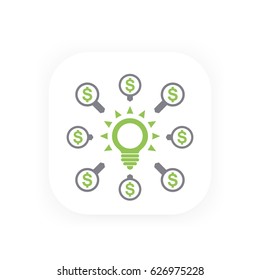crowdfunding, contributions icon