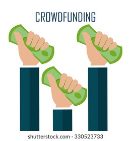 Crowdfunding  icon design, vector illustration graphic eps10.