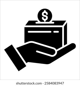 Crowdfunding Icon Element For Design