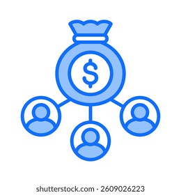Crowdfunding Icon Element For Design