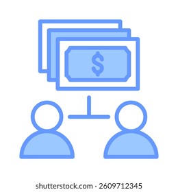 Crowdfunding Icon Element for Design