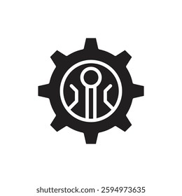 Crowdfunding Management Filled Icon Vector Illustration