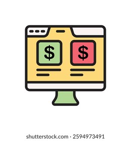 Crowdfunding Platform Icon Vector Illustration