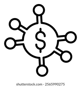 Crowdfunding Simple Vector Icon Collection