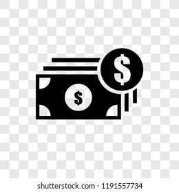 Crowdfunding vector icon isolated on transparent background, Crowdfunding transparency logo concept