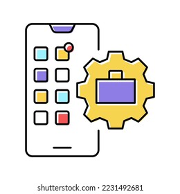 crowdsourcing business color icon vector. crowdsourcing business sign. isolated symbol illustration