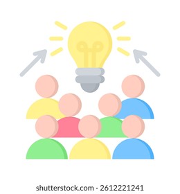 Crowdsourcing Icon Element for Design