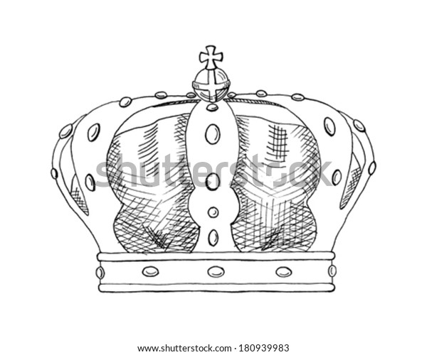 Crown Stock Vector (Royalty Free) 180939983 | Shutterstock