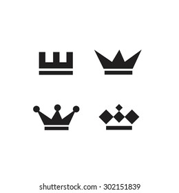 crown abstract icon