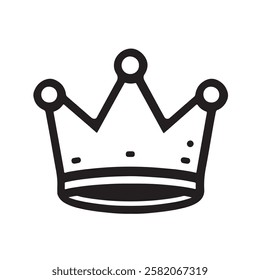 A Crown Art vector illustration