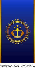 Ilustración fondo corona 
