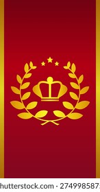 Ilustración fondo corona 
