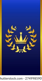 Ilustración fondo corona 