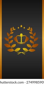 Ilustración fondo corona 