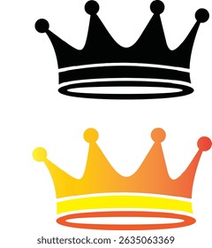 Geburtstag der Krone und Partyvektor-Illustrator
