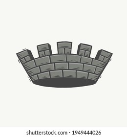 A crown. Can be used as a sketch of a tattoo.
