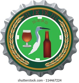 crown cap with image