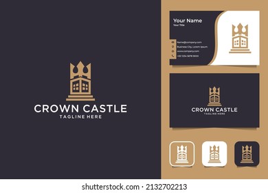 crown castle logo design and business card