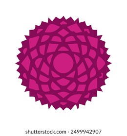 Crown Chakra Icon Vector Illustration
