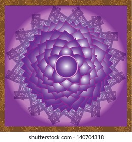 Crown Chakra mandala