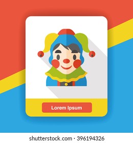 crown character flat icon