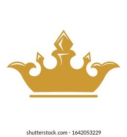 crown classic emblem icon logo design