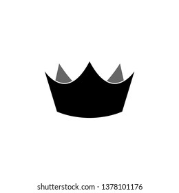 Crown clip art design vector isolated illustration