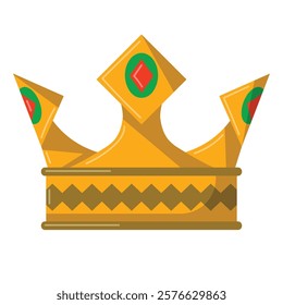 Crown clip art, crown vector art, clip art crown, royal crown icon flat illustration, isolated on white background

