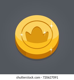 Crown Coin Illustration 1