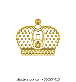 Crown collection - vector silhouette black crown icons set